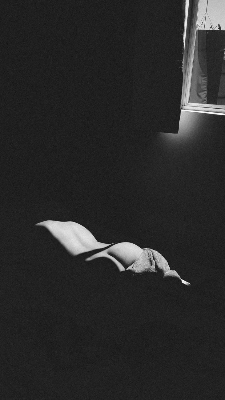 Intimate boudoir setting
